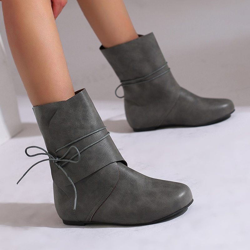 Riding Boot Short - Kadınlar için Orta Çağ Rönesans Botları