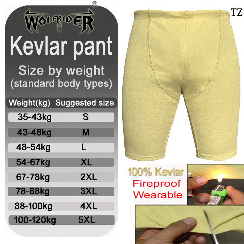 Motorcycle Gear Essentials - Motosiklet Kevlar Şortları Aramid Fiber Ateşe