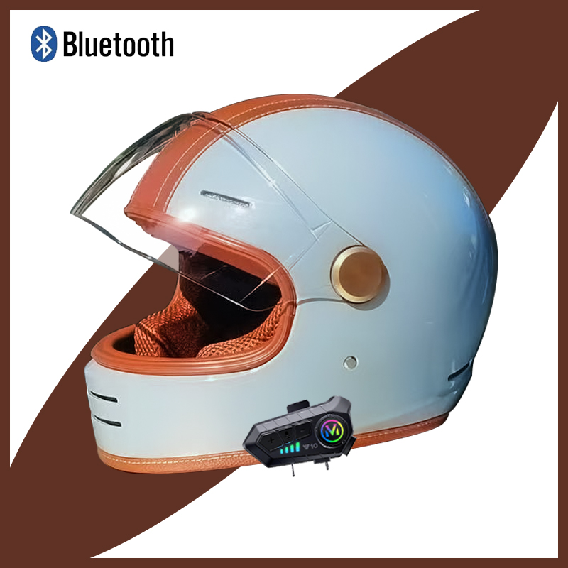 Motorcycle Gear Vintage - Vintage Casque Motosiklet Kaskı - DOT