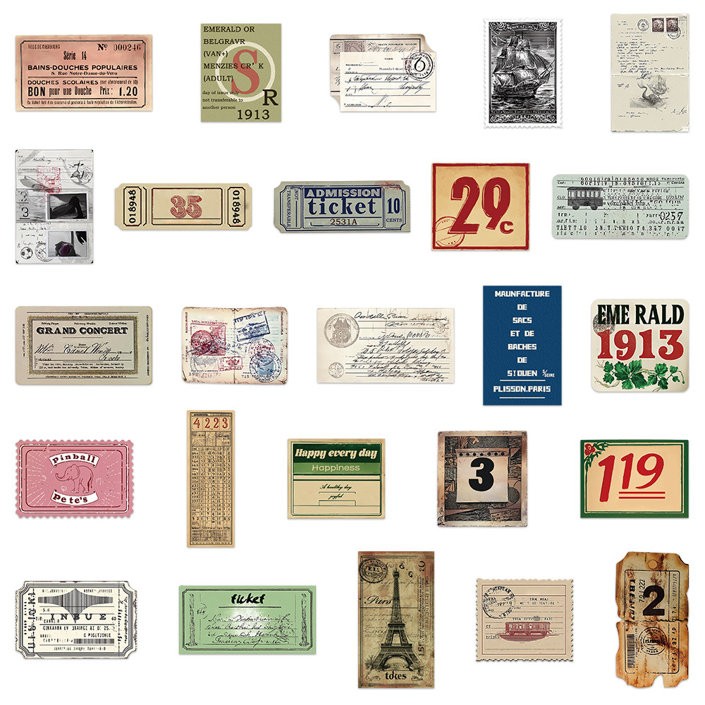 50/100 adet Vintage tasarım dö - Motorcycle Gear Vintage incelemesi ve fiyatı