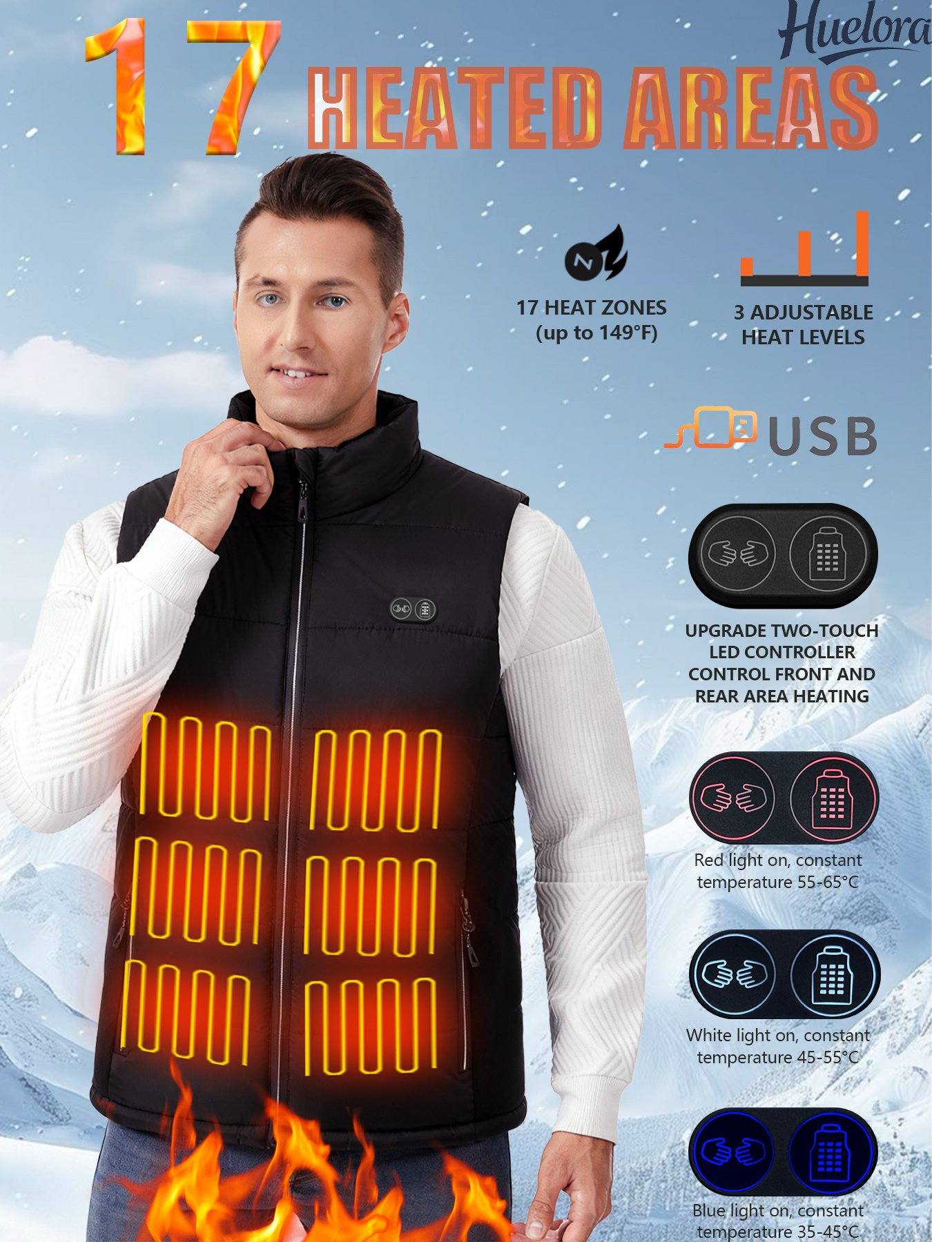 17 Isıtma Bölgeli USB Isıtmalı - Motorcycle Gear Zone incelemesi ve fiyatı