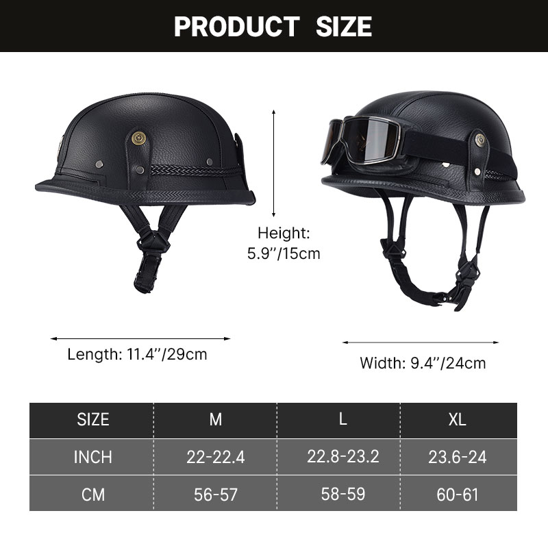 Alman Yarım Vintage Kask Klasi - Motorcycle Gear Vintage incelemesi ve fiyatı