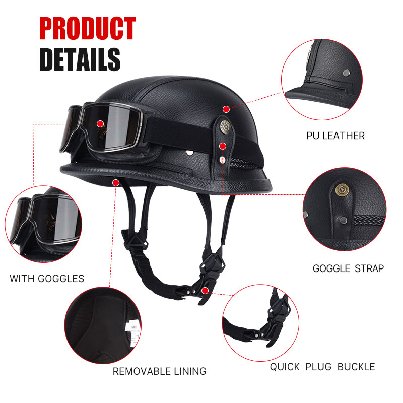 Alman Yarım Vintage Kask Klasi - Motorcycle Gear Vintage incelemesi ve fiyatı