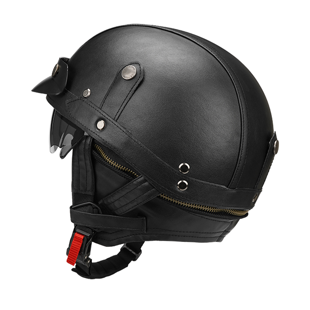 Siyah Motosiklet Yarım Kask Al - Motorcycle Gear Vintage incelemesi ve fiyatı